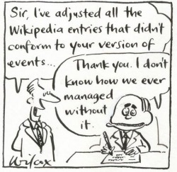 Comic about Wikipedia